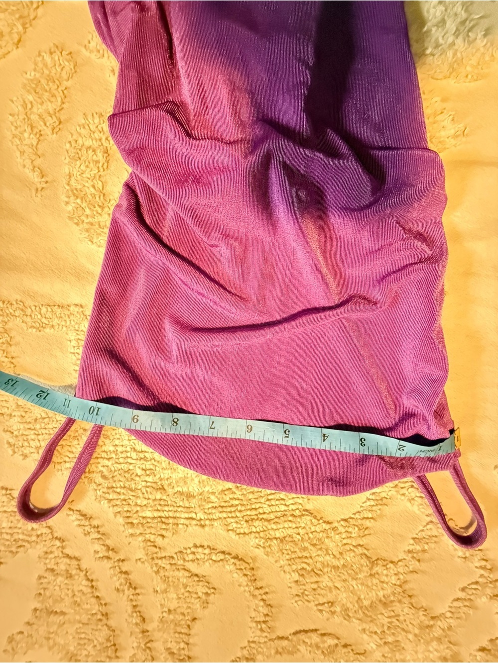 Purple Slip Maxi Dress with Spaghetti Straps - Picture 8 of 9
